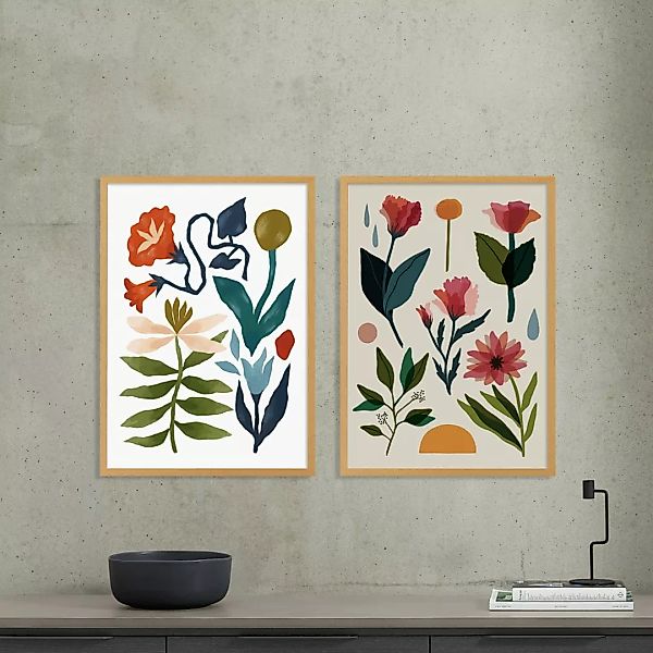 Sophie Potter 'Botany' 2 x gerahmte Kunstdrucke (verschiedene Groessen erha günstig online kaufen