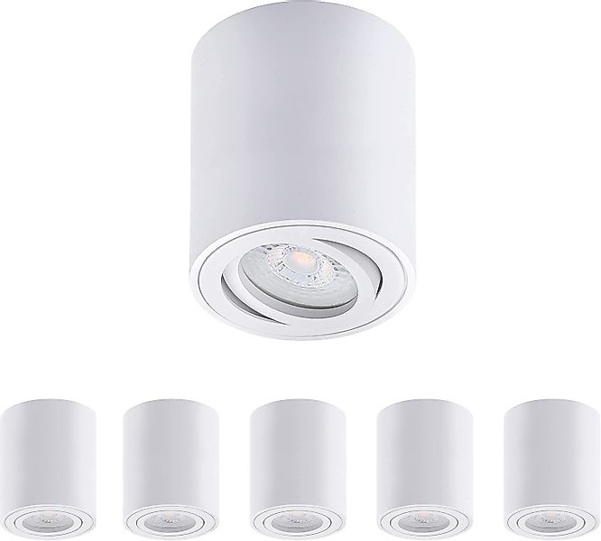 Oktaplex lighting LED Deckenstrahler 6 Stück günstig online kaufen