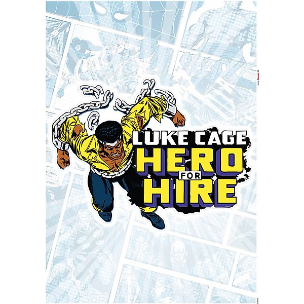 Komar Wandtattoo Luke Cage Comic  Luke Cage Comic B/L: ca. 50x70 cm günstig online kaufen