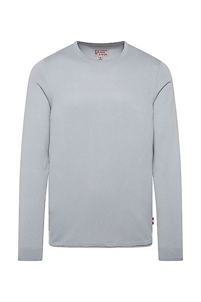 CMPD Rundhalspullover mit Rollsäumen günstig online kaufen