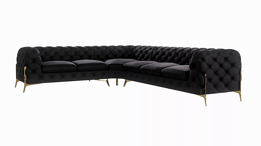 S-Style Möbel Ecksofa Ashley, Chesterfield mit günstig online kaufen