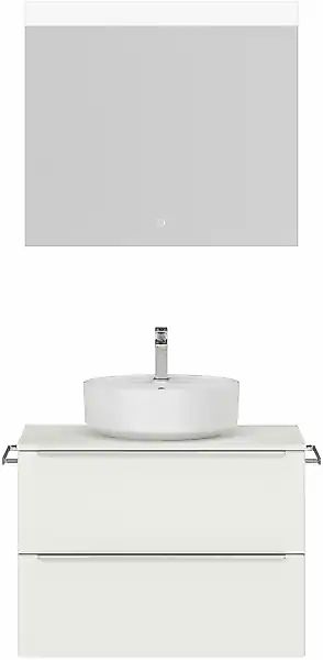 nobilia® Badmöbel-Set »Alvene« vormontiert, mit Soft-Close, 2 Stk. tlg. günstig online kaufen