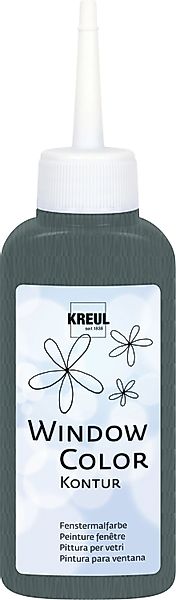 Kreul Bastelfarbe Kreul Window Color Konturenfarbe schwarz 80 ml günstig online kaufen