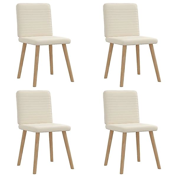 vidaXL Esszimmerstühle 4 Stk Leinen 3315255 günstig online kaufen