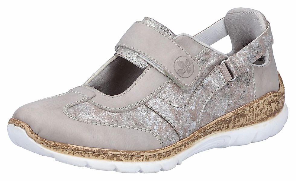 Rieker Klettschuh, Slipper, Halbschuh, Freizeitschuh, Sneaker, Keilabsatz i günstig online kaufen