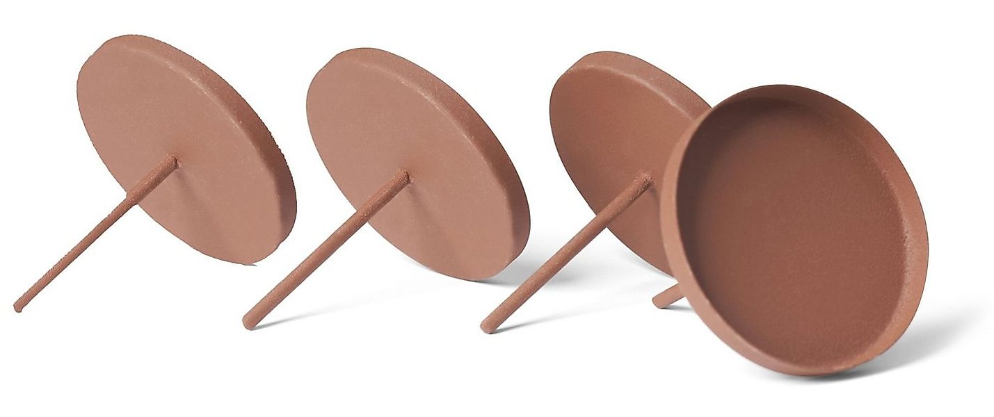 Novaliv Kerzenständer Ja (Spar-Set, 4 St., 4x Flach 8 cm Rost Kerzenpicks o günstig online kaufen