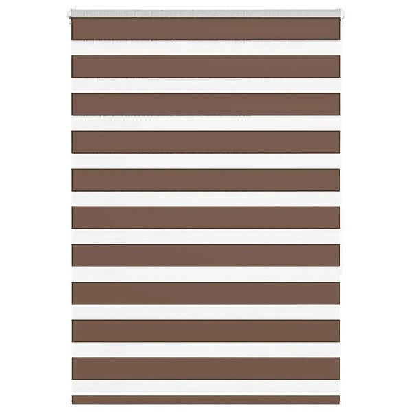 vidaXL Doppelrollo Braun 110x150 cm Stoffbreite 105,9 cm Polyester 4014341 günstig online kaufen