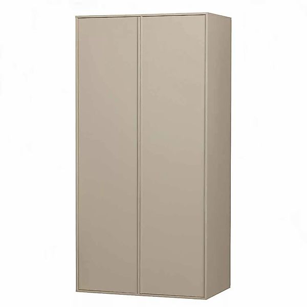 Grauer Schrank in modernem Design 100x200x58 cm günstig online kaufen