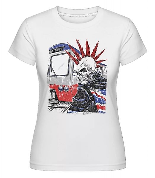 London Totenkopf Punk · Shirtinator Frauen T-Shirt günstig online kaufen