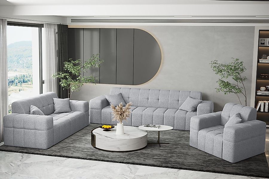 Fun Möbel Polstergarnitur Sofaset Designersofa NANCY günstig online kaufen