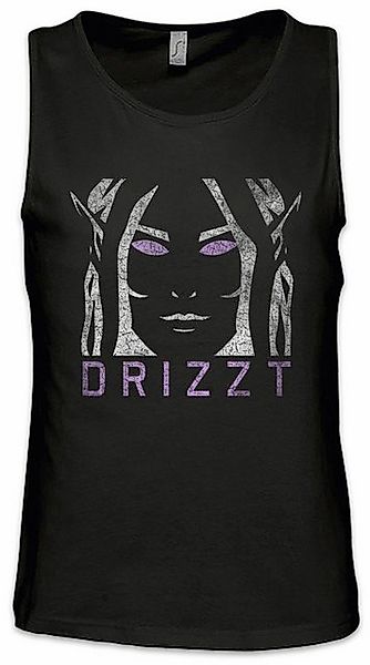 Urban Backwoods Tanktop Dark Elf Face Ärmelloses T-Shirt The Legend Drow Dr günstig online kaufen