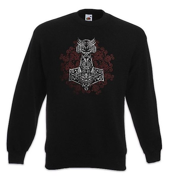 Urban Backwoods Sweatshirt Thors Hammer Ornaments Sweatshirt Mjölnir Mjölnr günstig online kaufen