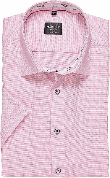 MARVELIS Kurzarmhemd bügelleicht, körpernah, Businesshemd günstig online kaufen