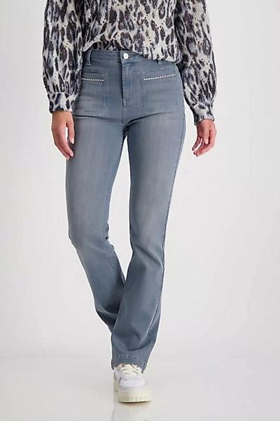 Monari Bootcut-Jeans "Hose Jeans Ketten", im Used Look günstig online kaufen