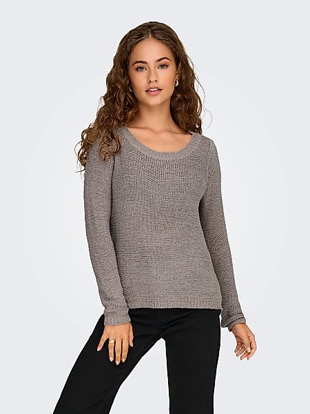 ONLY Strickpullover "ONLGEENA XO L/S PULLOVER KNT NOOS" mit Rundhalsausschn günstig online kaufen