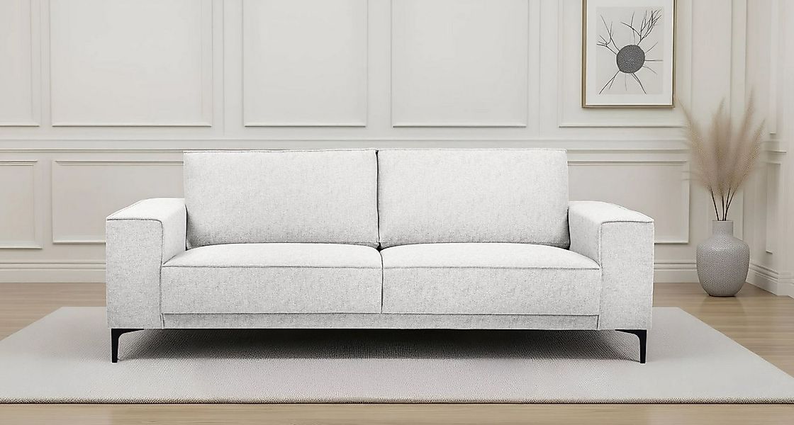 OTTO home 3-Sitzer 3er Sofa Oland, Struktur, Flachgewebe, Luxus-Microfaser, günstig online kaufen