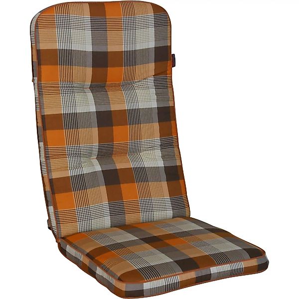 Angerer Stuhlauflage Hoch Glasgow Terrakotta Grau günstig online kaufen