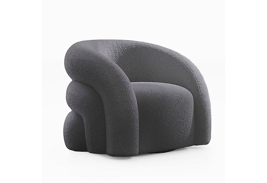 SEYNAR Drehsessel Moderner Boucle-Gewebe Polstersessel, Lesesessel, 360° Dr günstig online kaufen