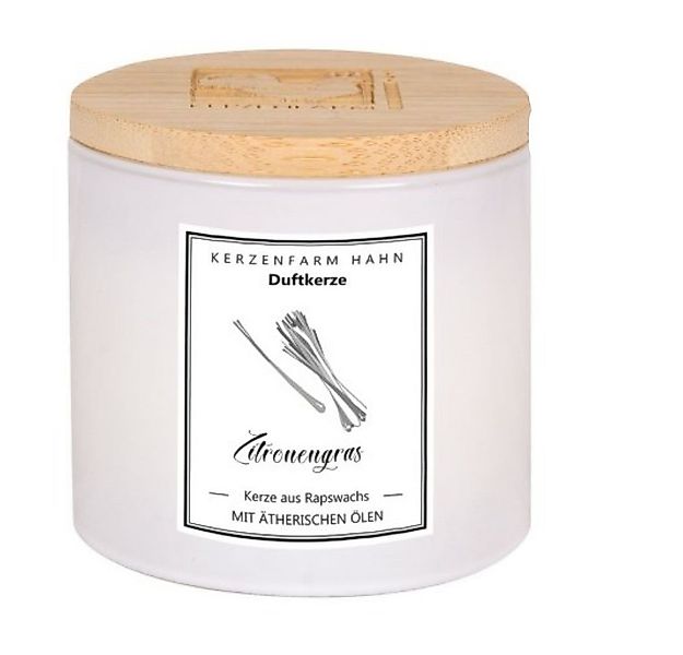 Kerzenfarm Hahn Formkerze Duftkerze Trendglas - Zitronengras günstig online kaufen