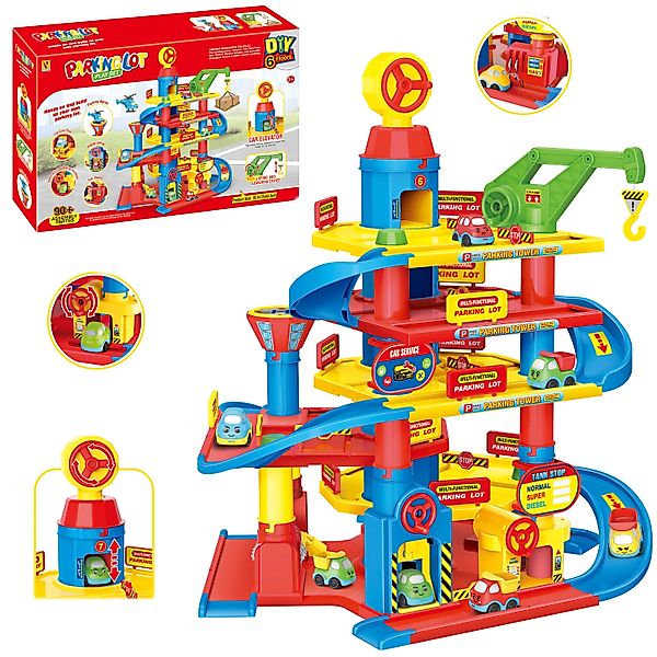 COIL Spiel-Parkgarage Autogarage, Parkhaus, Tower Garage, günstig online kaufen