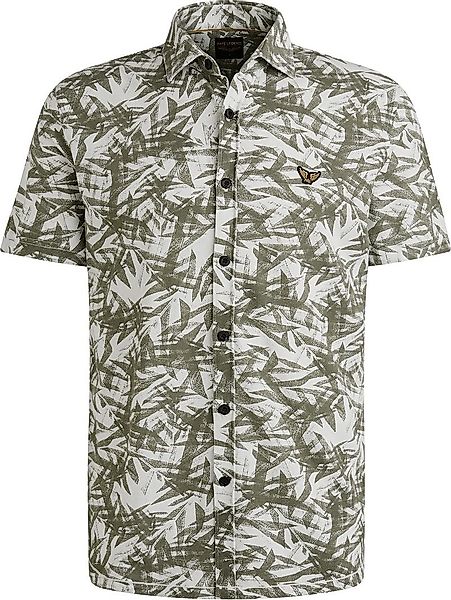PME Legend Short Sleeve Hemd Druck Grün - Größe XXL günstig online kaufen