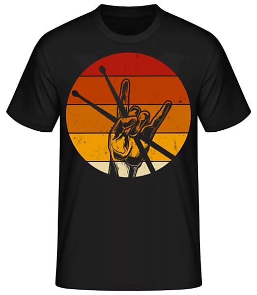 Retro Schlagzeuger · Männer Basic T-Shirt günstig online kaufen