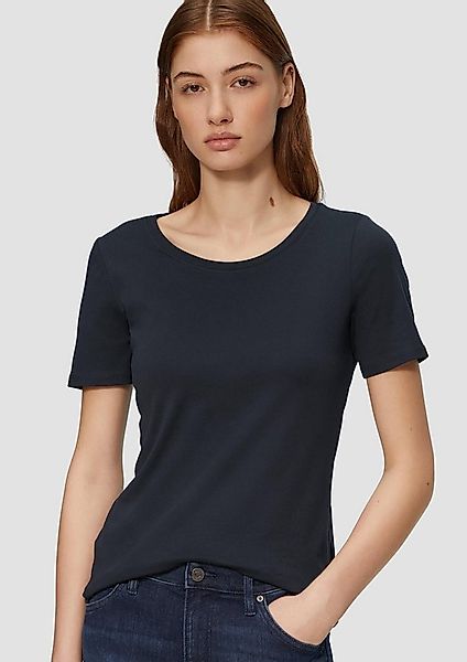 s.Oliver Kurzarmshirt T-Shirt T-Shirt aus Interlockjersey im Slim Fit günstig online kaufen