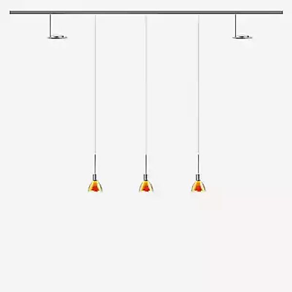 Bruck Silva Pendelleuchte und Up Strahler LED All-in Set - 5-flammig, chrom günstig online kaufen