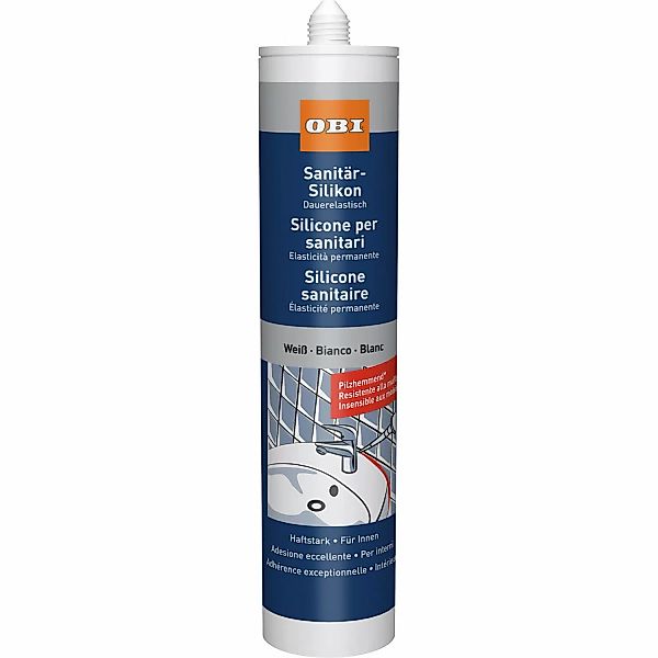 OBI Sanitär-Silikon Weiß 310 ml günstig online kaufen