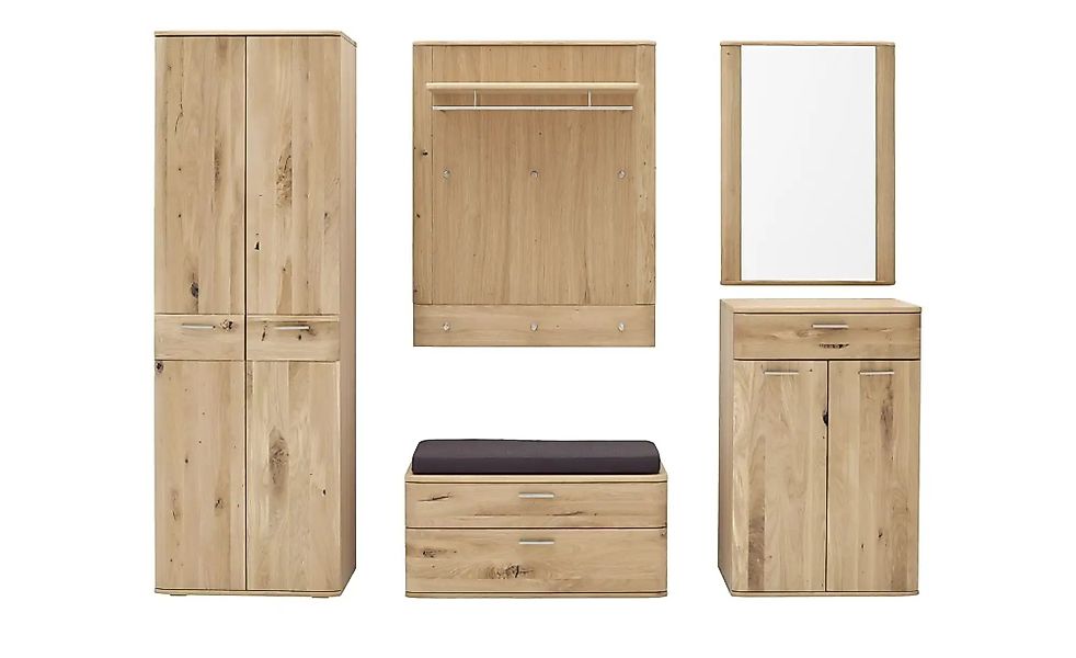 Garderobenpaneel  Melle ¦ holzfarben ¦ Holzwerkstoff,Massivholz ¦ Maße (cm) günstig online kaufen