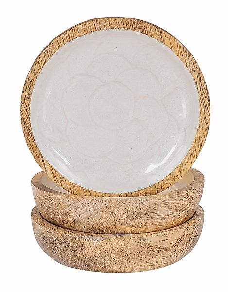 Levandeo® Dekoschale, 3er Set Teller 10cm günstig online kaufen