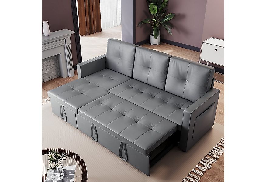 SONNI Schlafsofa Ecksofa, Schlafsofa mit Schlaffunktion, Multifunktionssofa günstig online kaufen