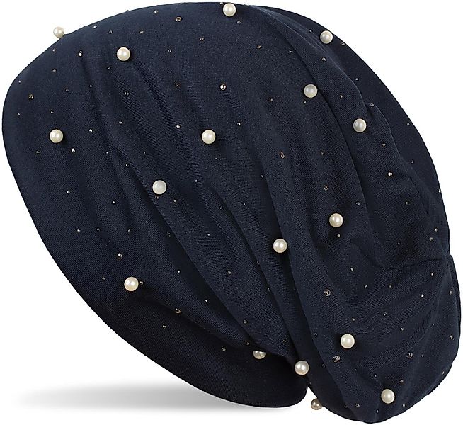 styleBREAKER Beanie Beanie mit Perlen und günstig online kaufen