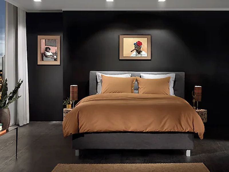 YELLOW Bettwäsche »Percale« 2 tlg. Uni Design, 100% Baumwolle ab 135x200 cm günstig online kaufen