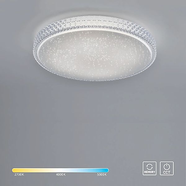 JUST LIGHT Deckenleuchte »FRIDA«, 1 flammig, Leuchtmittel LED-Board   LED f günstig online kaufen