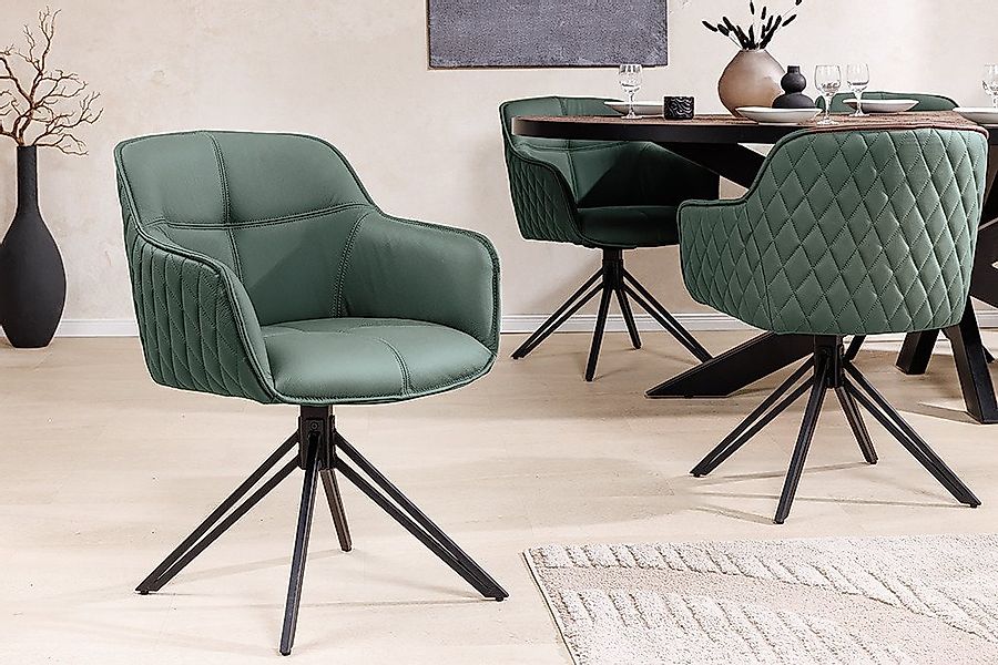 riess-ambiente Polsterstuhl EUPHORIA grün / schwarz (Einzelartikel, 1 St), günstig online kaufen