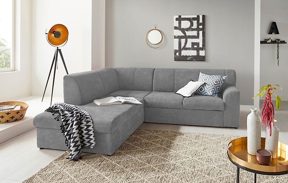 DOMO collection Ecksofa »Topper zeitlos elegant, kompakte Stellmaße, OTTOs günstig online kaufen