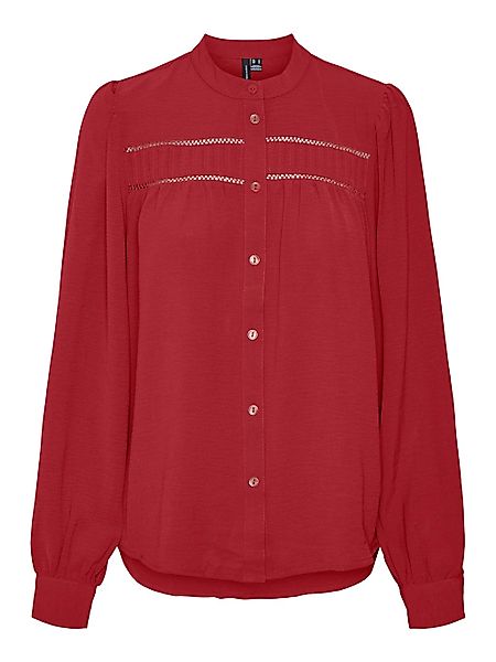 Vero Moda Langarmbluse "VMEMMA LS LACE SHIRT WVN GA NOOS" günstig online kaufen