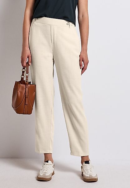 STREET ONE Chinohose mit Knopfdetail günstig online kaufen