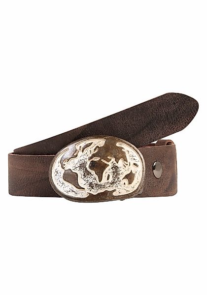 Rettungsring Gürtel Ledergürtel mit Koppelschließe günstig online kaufen