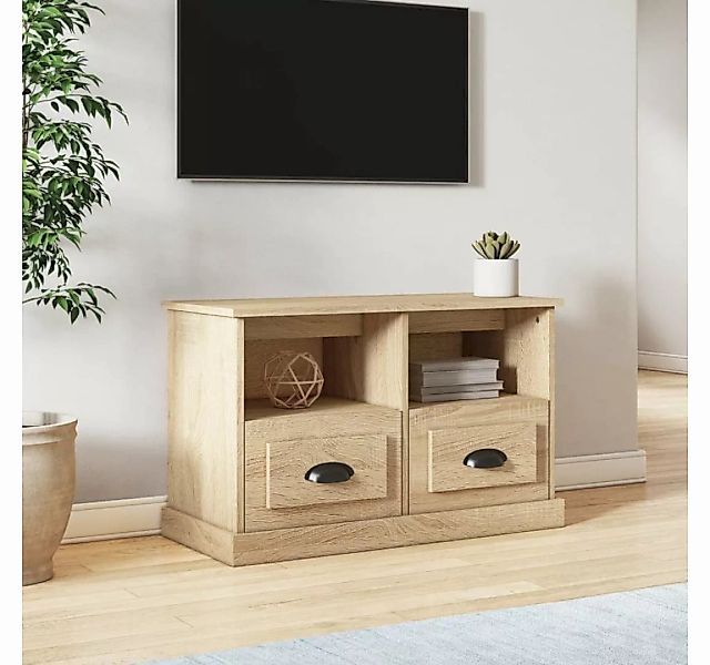furnicato TV-Schrank Sonoma-Eiche 80x35x50 cm Holzwerkstoff günstig online kaufen