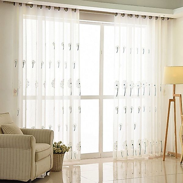 BYSURE Gardine, Ösen (2 St), halbtransparent, günstig online kaufen