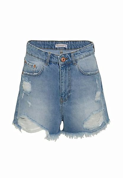 RedBridge Jeanshotpants Red Bridge Damen Shorts Hot-Pants Frayed Destroyed günstig online kaufen