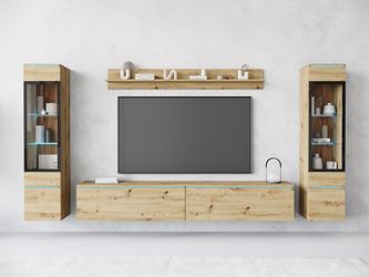 INOSIGN Wohnwand "VERA II" Komplett-Set, 4 Stk. tlg. Mediawand 260 cm, Vitr günstig online kaufen