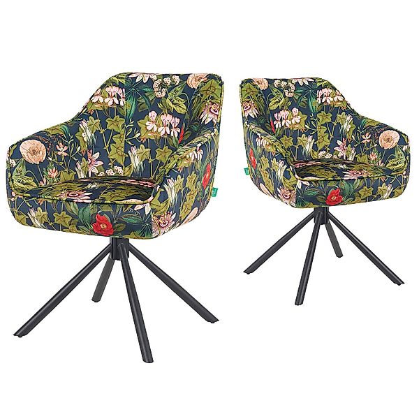 DUBI Möbel Polsterstuhl Mika-Maya 2er-Set, Federkern, günstig online kaufen