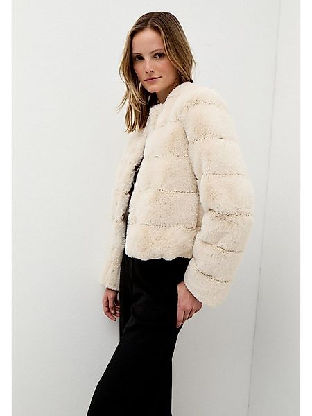 MORE&MORE Blouson kuschelige, stilvolle Kunstfell-Kurzjacke günstig online kaufen