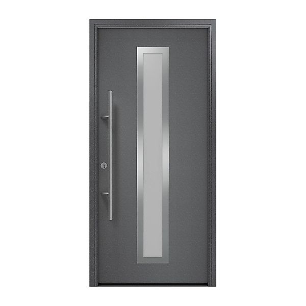 EcoStar Haustür Isopro Secur IPS 700S Anthrazitmetallic 110 cm x 210 cm DIN günstig online kaufen