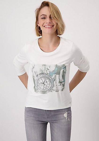 Monari Rundhalsshirt mit Frontprint günstig online kaufen