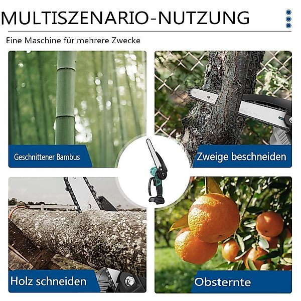 Insma Akku-Kettensäge, 20 cm Schwertlänge, 8 günstig online kaufen
