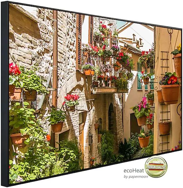 Papermoon Infrarotheizung »Pflanzen in Altstadt«, sehr angenehme Strahlungs günstig online kaufen